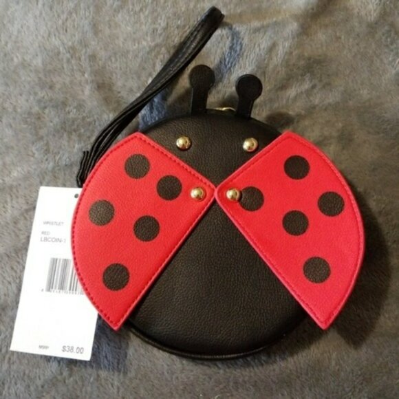 NWT NBU Betsey Johnson Ladybug Wristlet - Picture 1 of 1